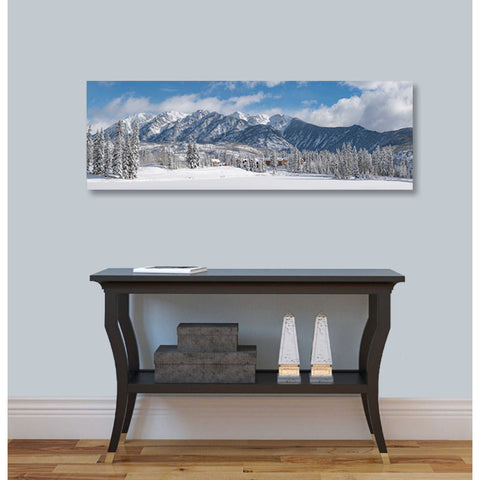 Image of 'Colorado Winter Wonderland' by Darren White, Canvas Wall Art,12 x 36