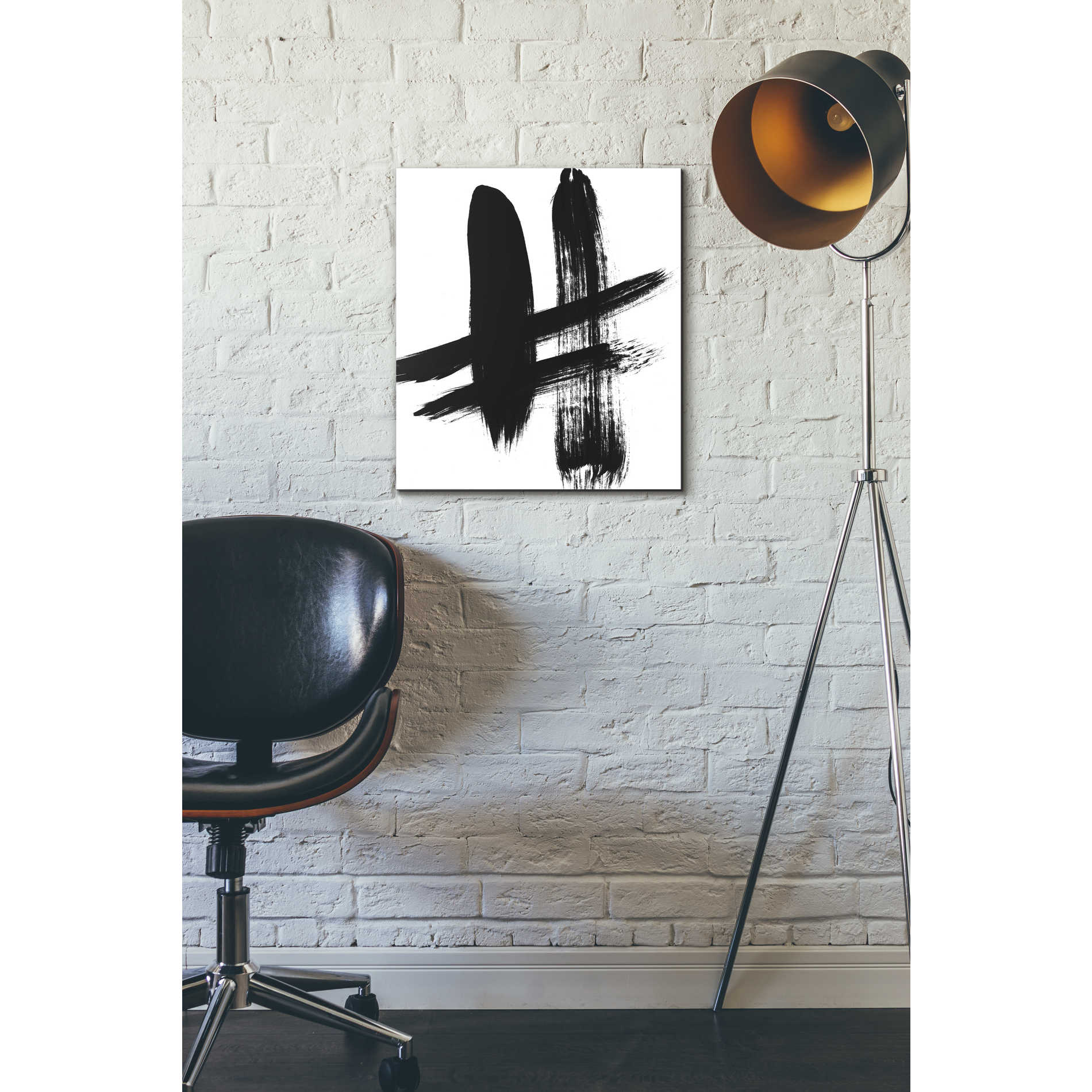 'Brushstrokes V' by Linda Woods, Canvas Wall Art,16 x 18