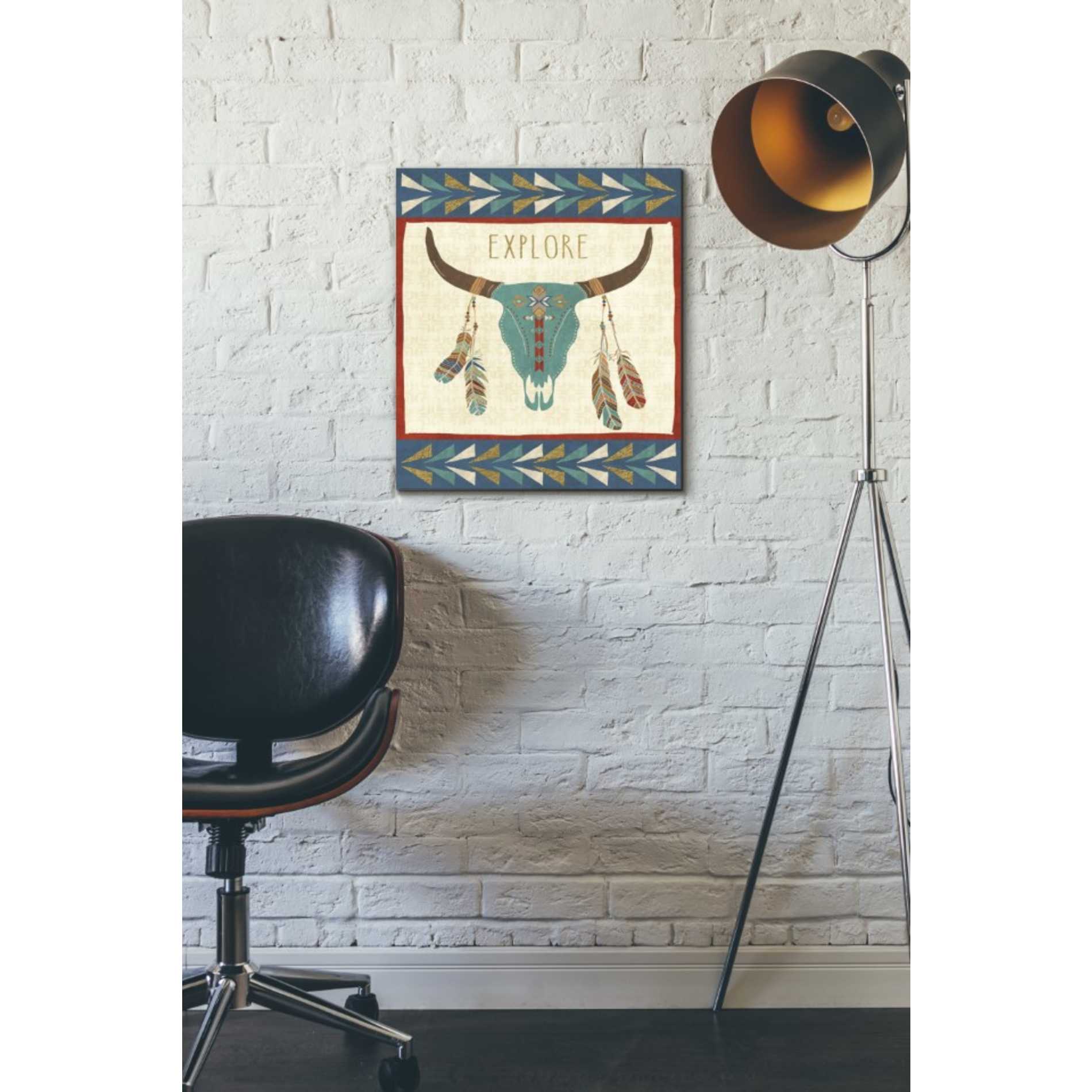 'Southwest at Heart II FLAG' by Veronique Charron, Canvas Wall Art,16 x 18