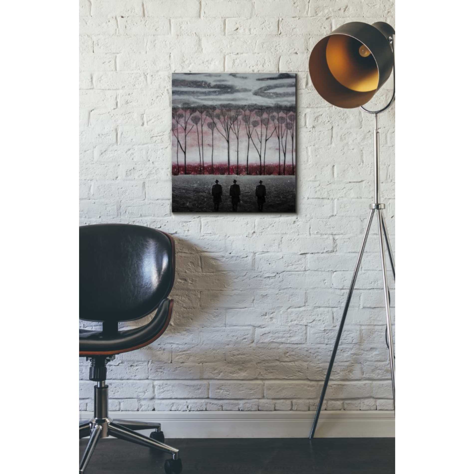 'SILENT SUITS' by DB Waterman, Giclee Canvas Wall Art