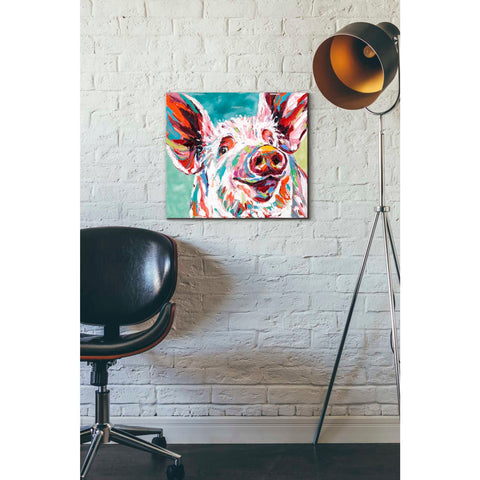 Image of 'Piggy I' by Carolee Vitaletti Canvas Wall Art,18 x 16