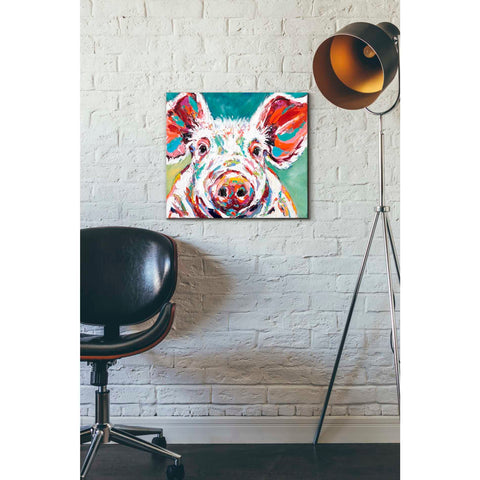 Image of 'Piggy II' by Carolee Vitaletti Canvas Wall Art,18 x 16