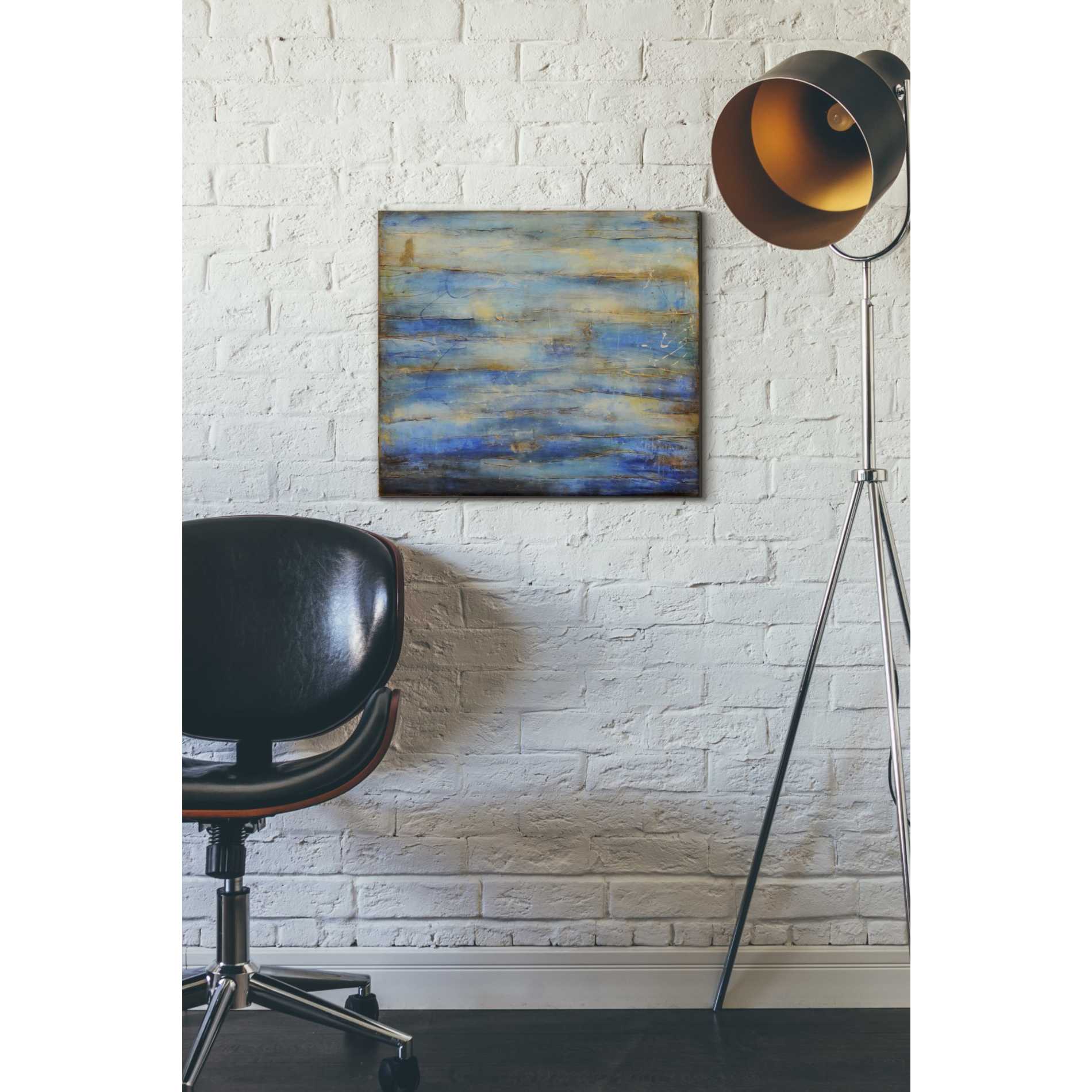 'Blue Bay Jazz' by Erin Ashley Canvas Wall Art,18 x 16