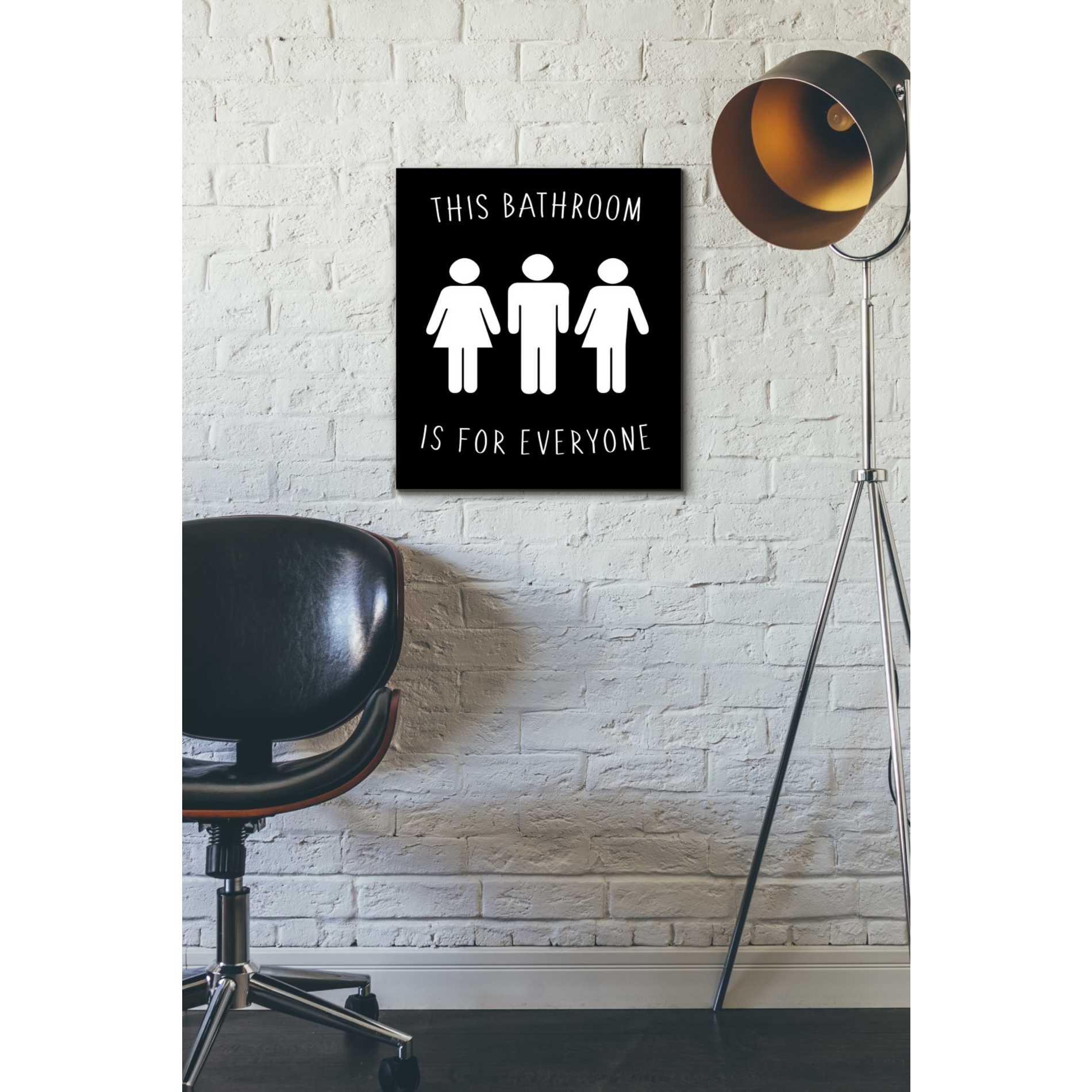 'Human Bathroom I' by Jarman Fagalde Giclee Canvas Wall Art