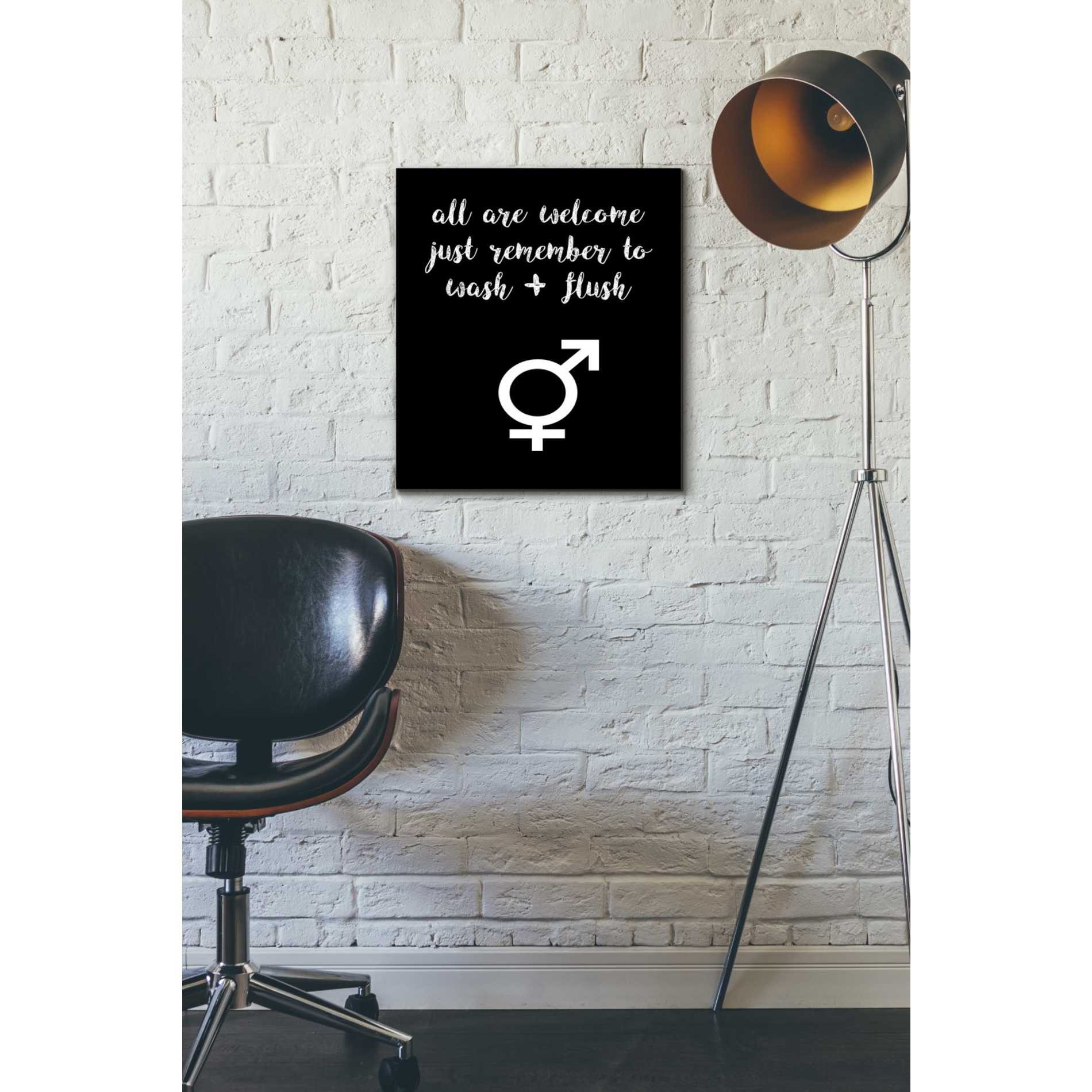 'Human Bathroom III' by Jarman Fagalde Giclee Canvas Wall Art