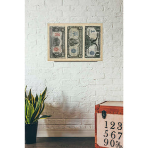 'Antique Currency VI' by Vision Studio Giclee Canvas Wall Art