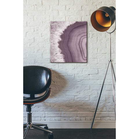 Image of 'Agate Geode I PLUM' by Wild Apple Portfolio, Canvas Wall Art,16 x 18