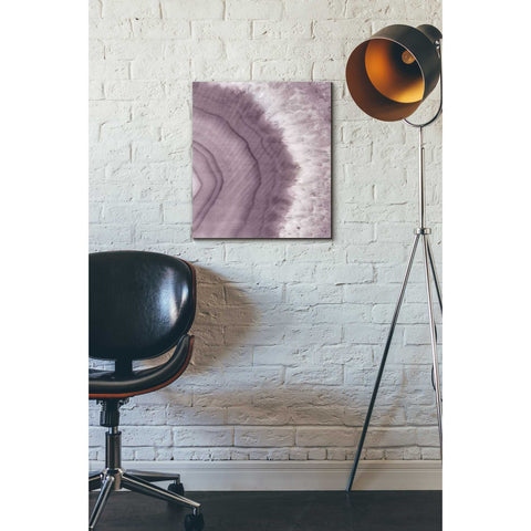 Image of 'Agate Geode II PLUM' by Wild Apple Portfolio, Canvas Wall Art,16 x 18