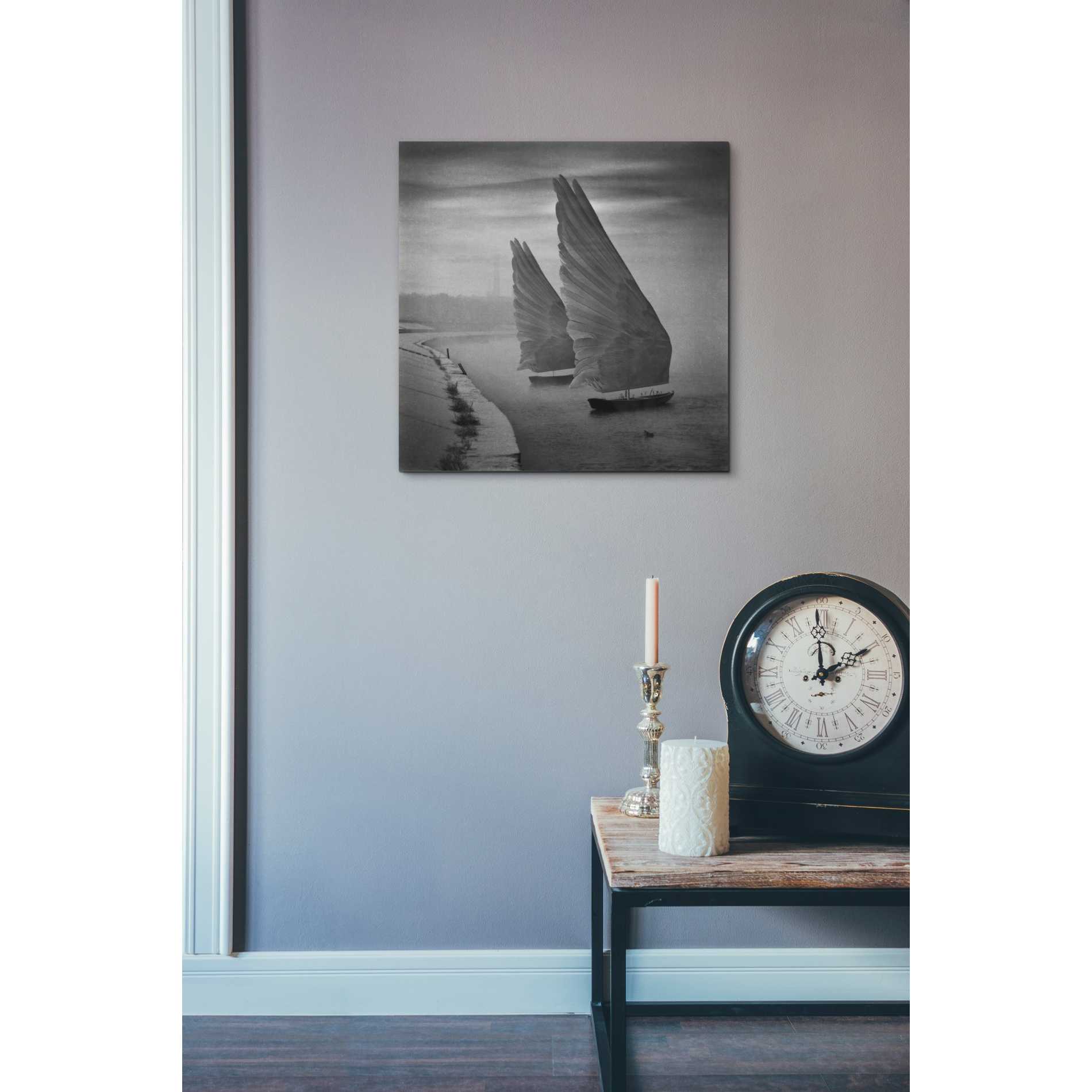 'Wings of Imagination' by Dariusz Klimczak, Canvas Wall Art,18 x 18