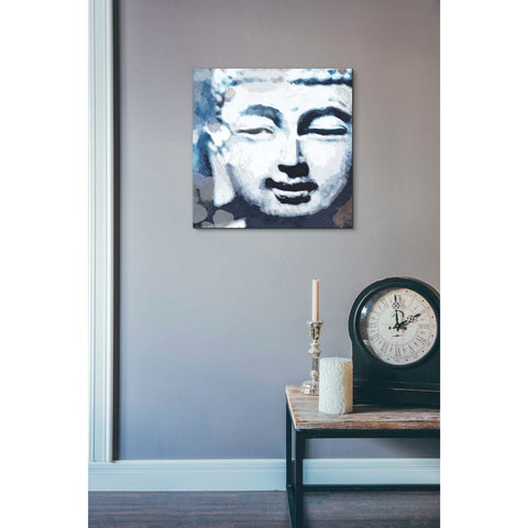 Image of 'Peaceful Buddha II' by Linda Woods, Canvas Wall Art,18 x 18