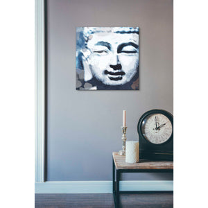'Peaceful Buddha II' by Linda Woods, Canvas Wall Art,18 x 18