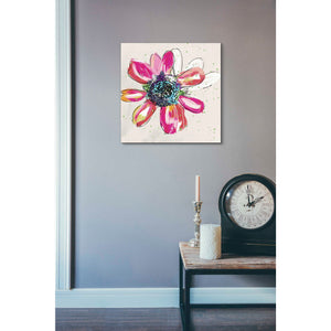 'Colorful Daisy' by Linda Woods, Canvas Wall Art,18 x 18
