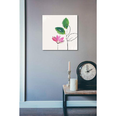 Image of 'Spring Flower' by Linda Woods, Canvas Wall Art,18 x 18