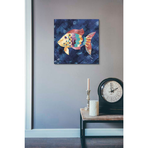 Image of 'Boho Reef VI' by Wild Apple Portfolio, Canvas Wall Art,18 x 18