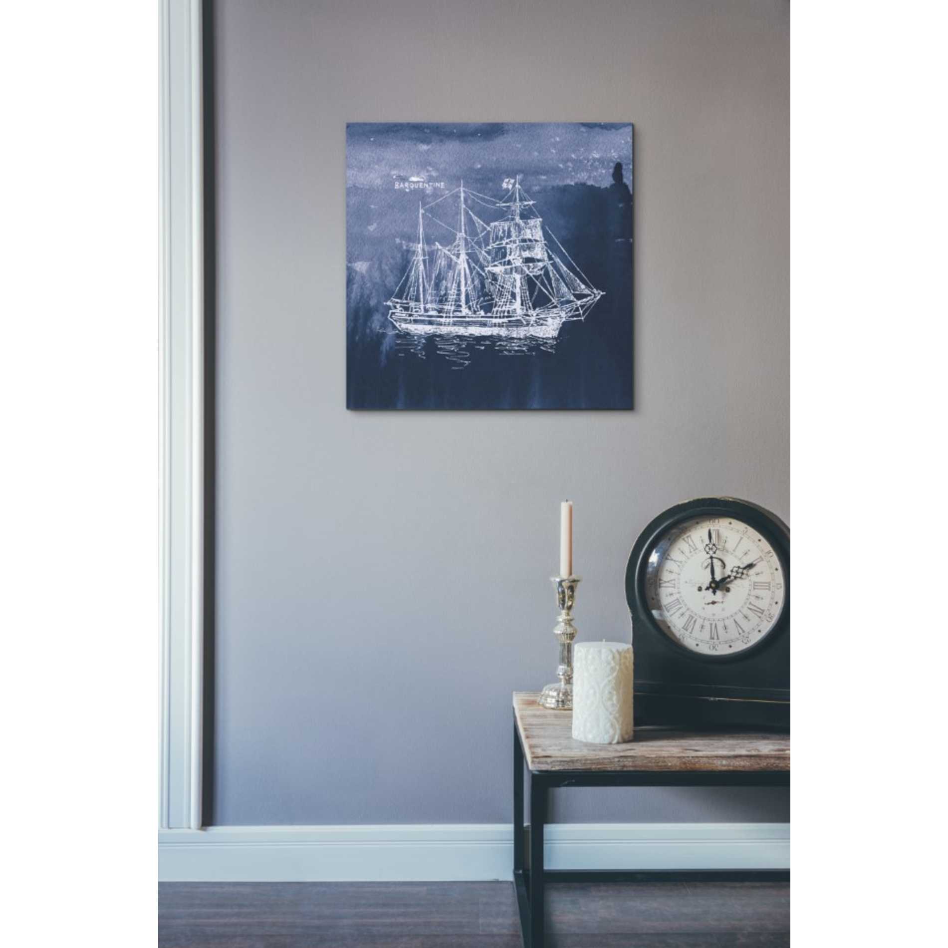'Sailing Ships III' by Wild Apple Portfolio, Canvas Wall Art,18 x 18