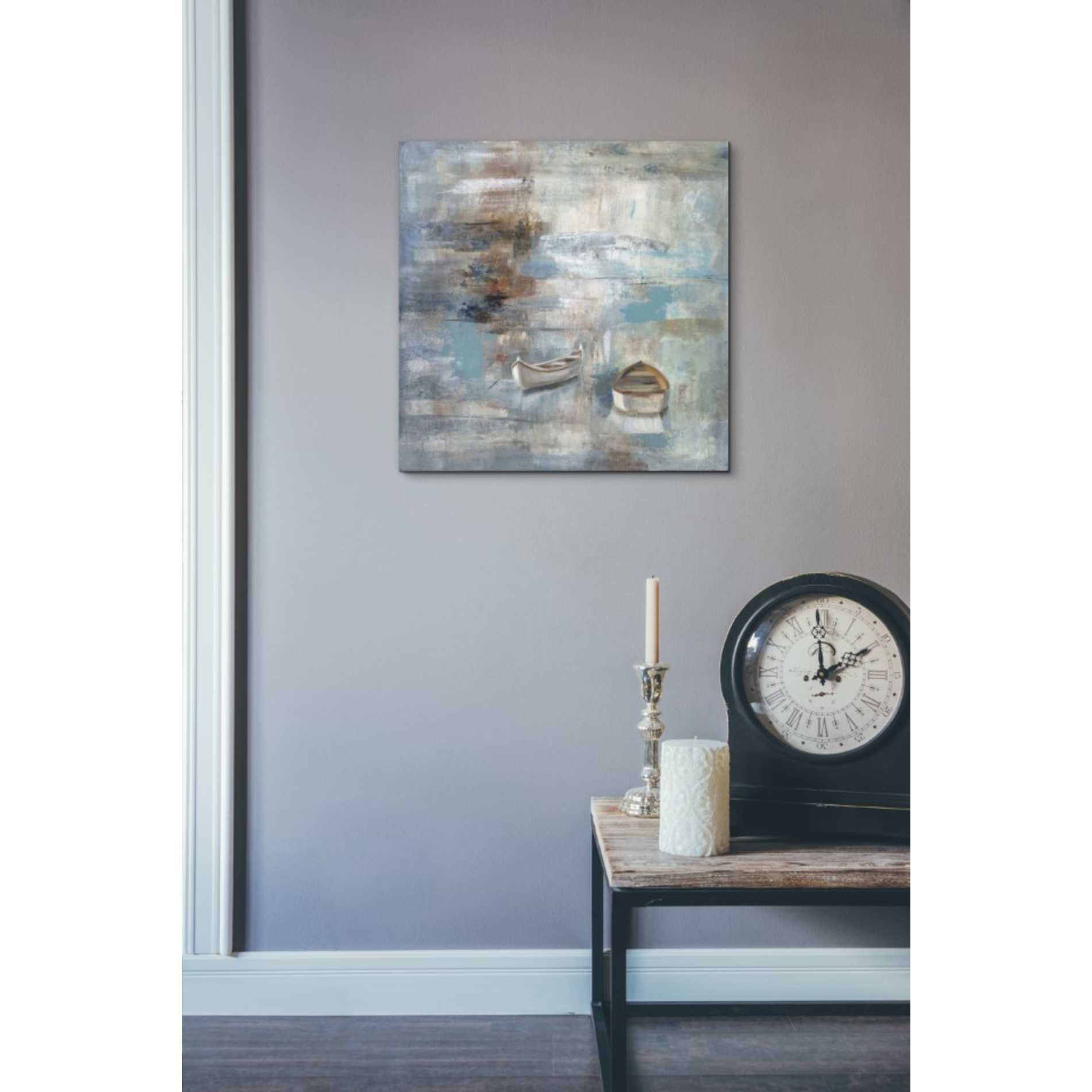 'Calm Sea' by Silvia Vassileva, Canvas Wall Art,18 x 18