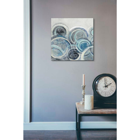Image of 'Variation Blue Grey II' by Silvia Vassileva, Canvas Wall Art,18 x 18