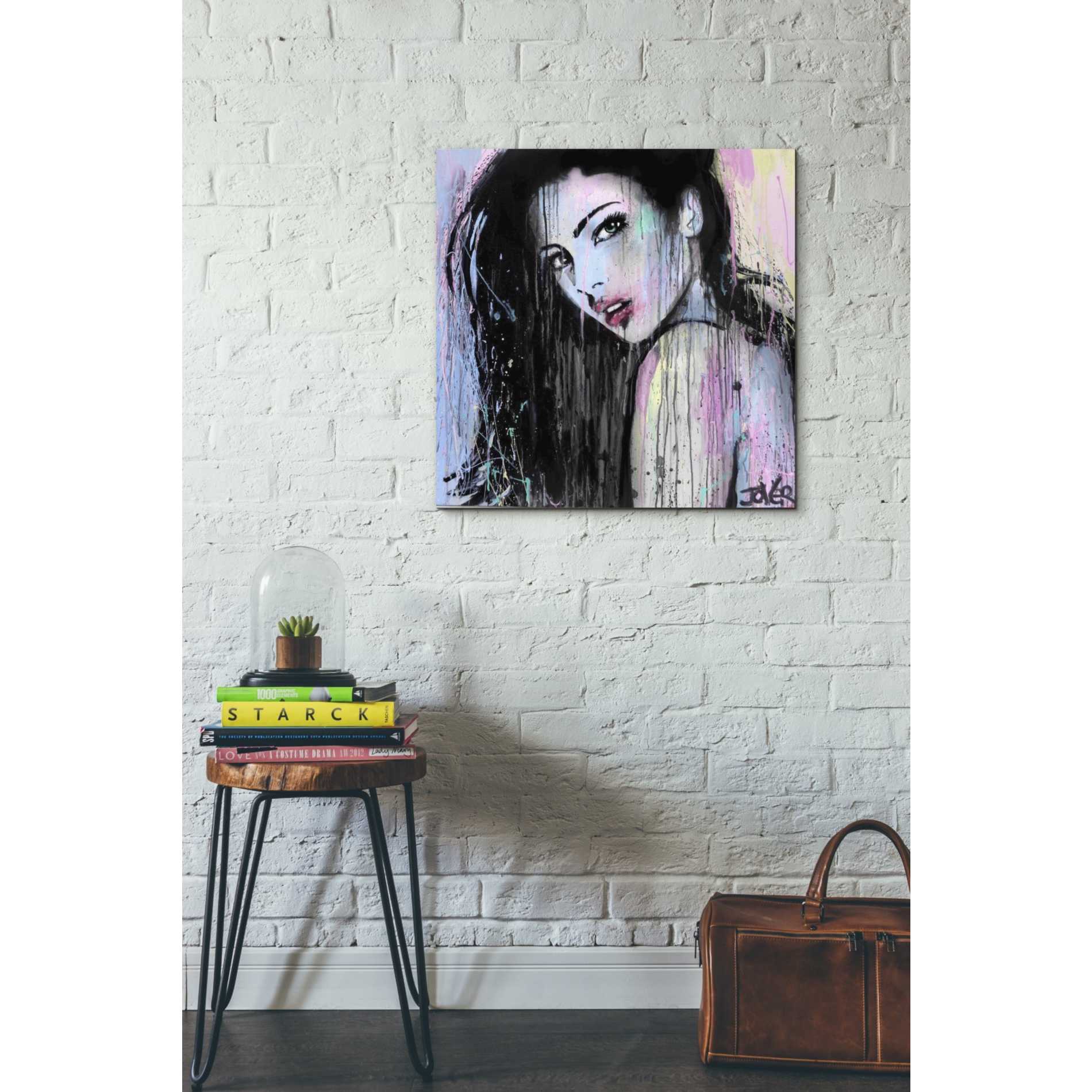 'Wild Orchid' by Loui Jover, Canvas Wall Art,18 x 18