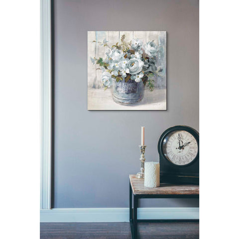 Image of 'Garden Blooms I Blue Crop' by Danhui Nai, Canvas Wall Art,18 x 18