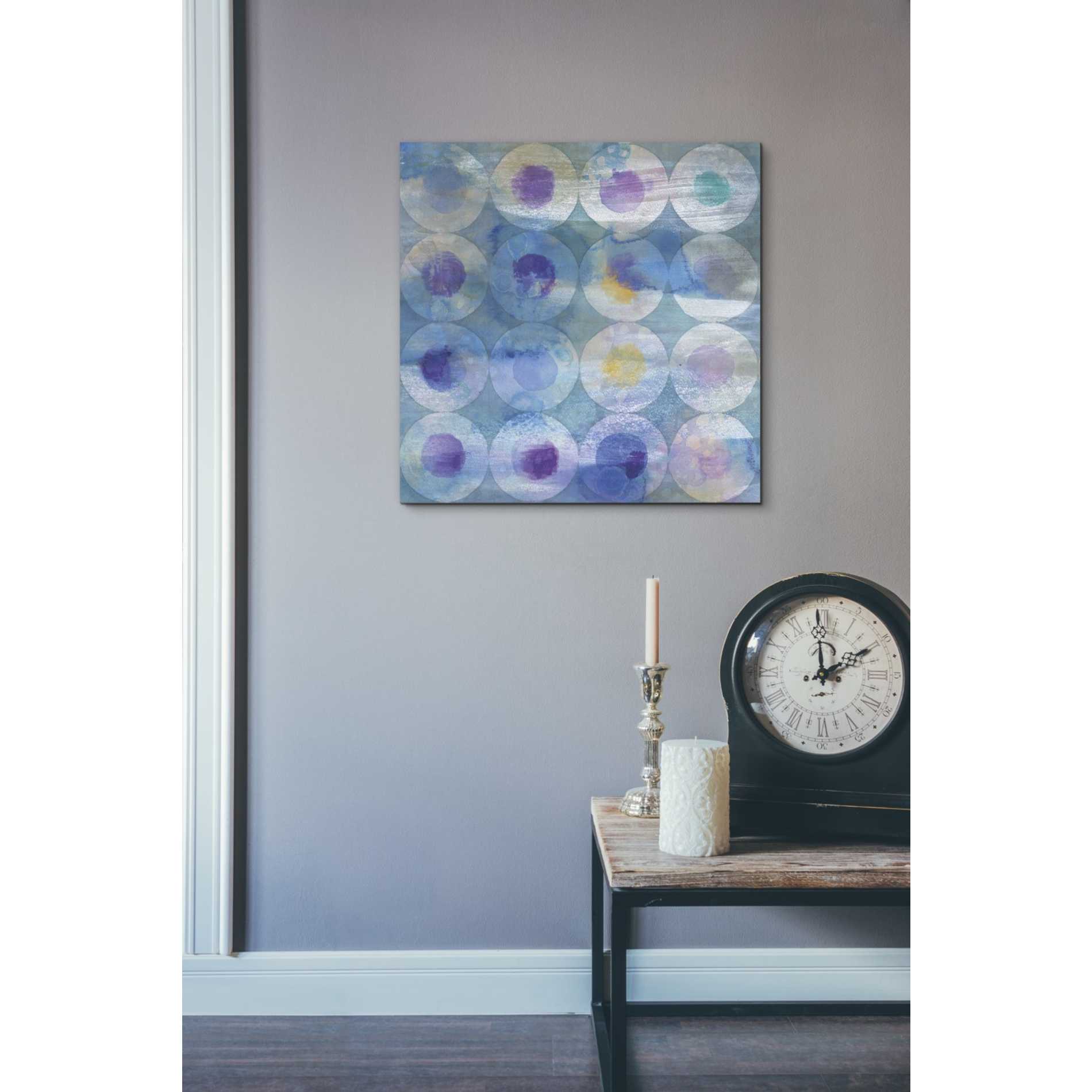 'Touching Circles III' by Danhui Nai, Canvas Wall Art,18 x 18