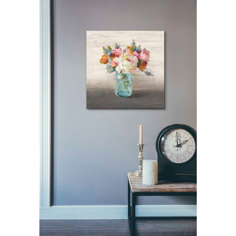 Image of 'French Cottage Bouquet II Mothers' by Danhui Nai, Canvas Wall Art,18 x 18