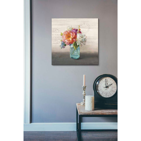 Image of 'French Cottage Bouquet I Mothers' by Danhui Nai, Canvas Wall Art,18 x 18