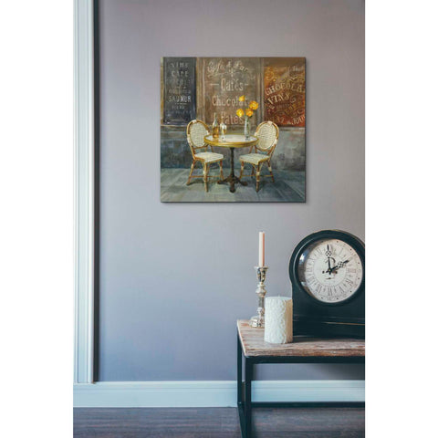 Image of 'French Cafe' by Danhui Nai, Canvas Wall Art,18 x 18