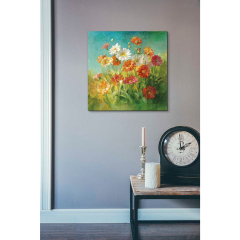 Image of 'Painted Daisies' by Danhui Nai, Canvas Wall Art,18 x 18