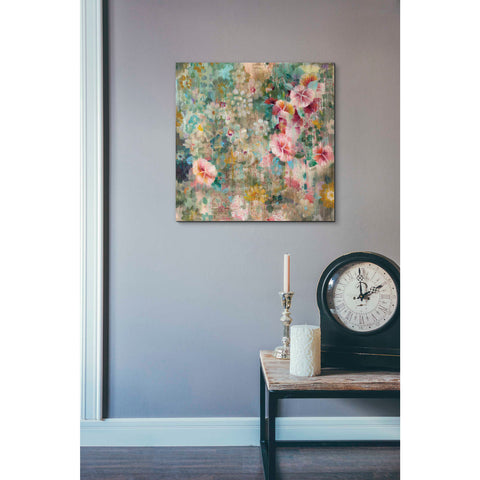 Image of 'Flower Shower' by Danhui Nai, Canvas Wall Art,18 x 18