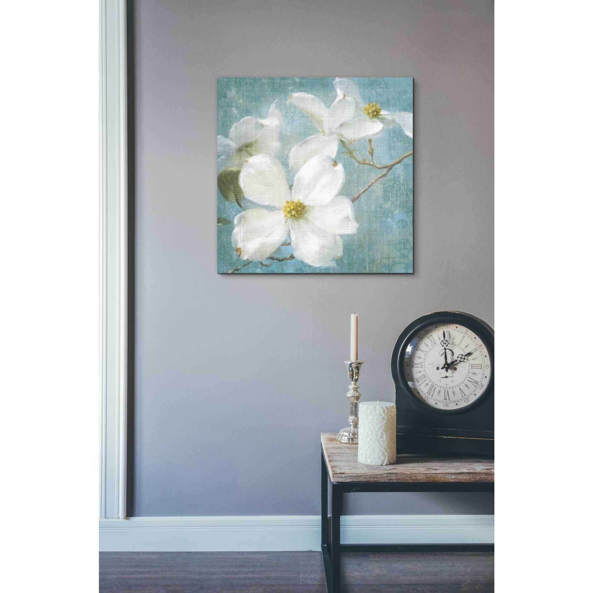 'Indiness Blossom Square Vintage I' by Danhui Nai, Canvas Wall Art,18 x 18