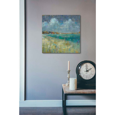 Image of 'Sky and Sea Crop' by Danhui Nai, Canvas Wall Art,18 x 18