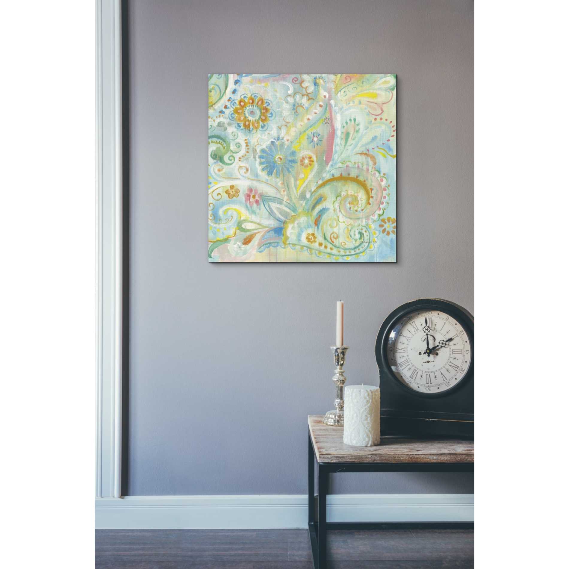 'Spring Dream Paisley XIII' by Danhui Nai, Canvas Wall Art,18 x 18