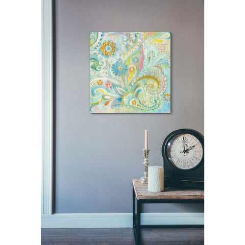 Image of 'Spring Dream Paisley XIII' by Danhui Nai, Canvas Wall Art,18 x 18