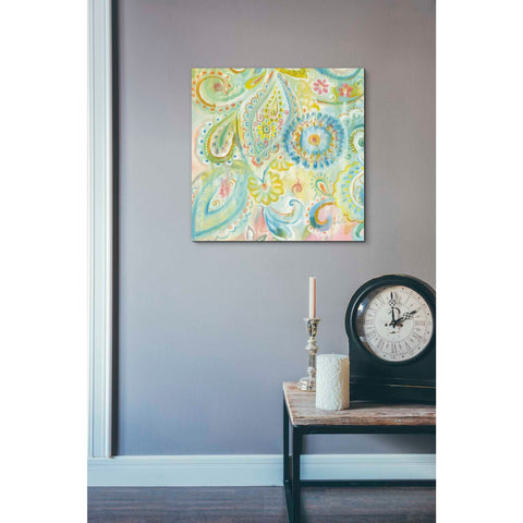 Image of 'Spring Dream Paisley XII' by Danhui Nai, Canvas Wall Art,18 x 18