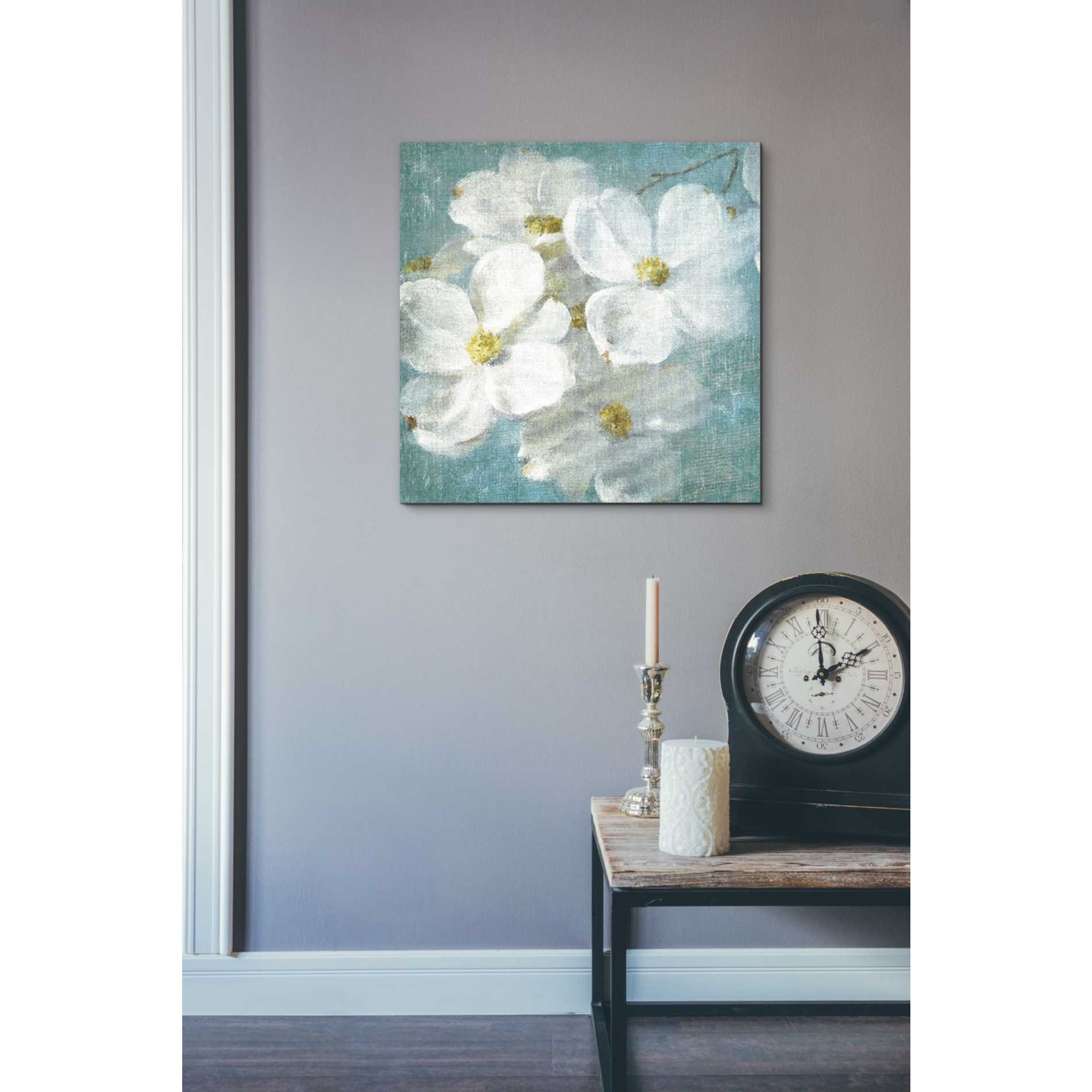 'Indiness Blossom Square Vintage II' by Danhui Nai, Canvas Wall Art,18 x 18