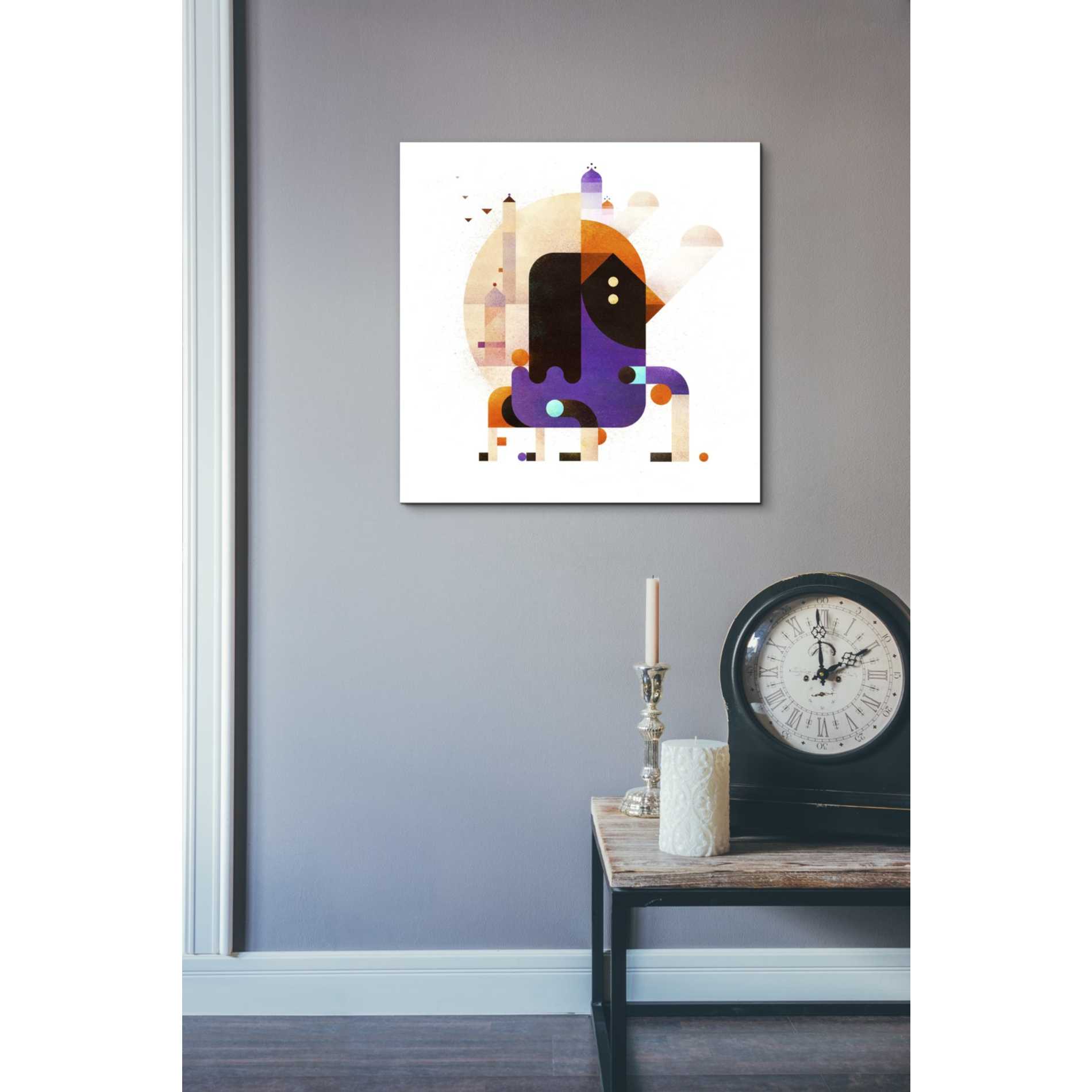 'Waiting for Tomorrow' by Antony Squizzato, Canvas Wall Art,18 x 18