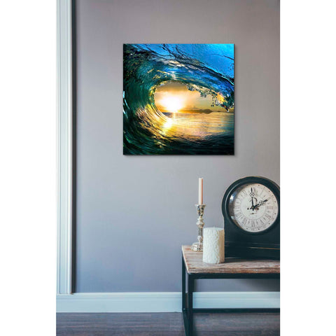 Image of 'The Language of Waves' Canvas Wall Art,18 x 18