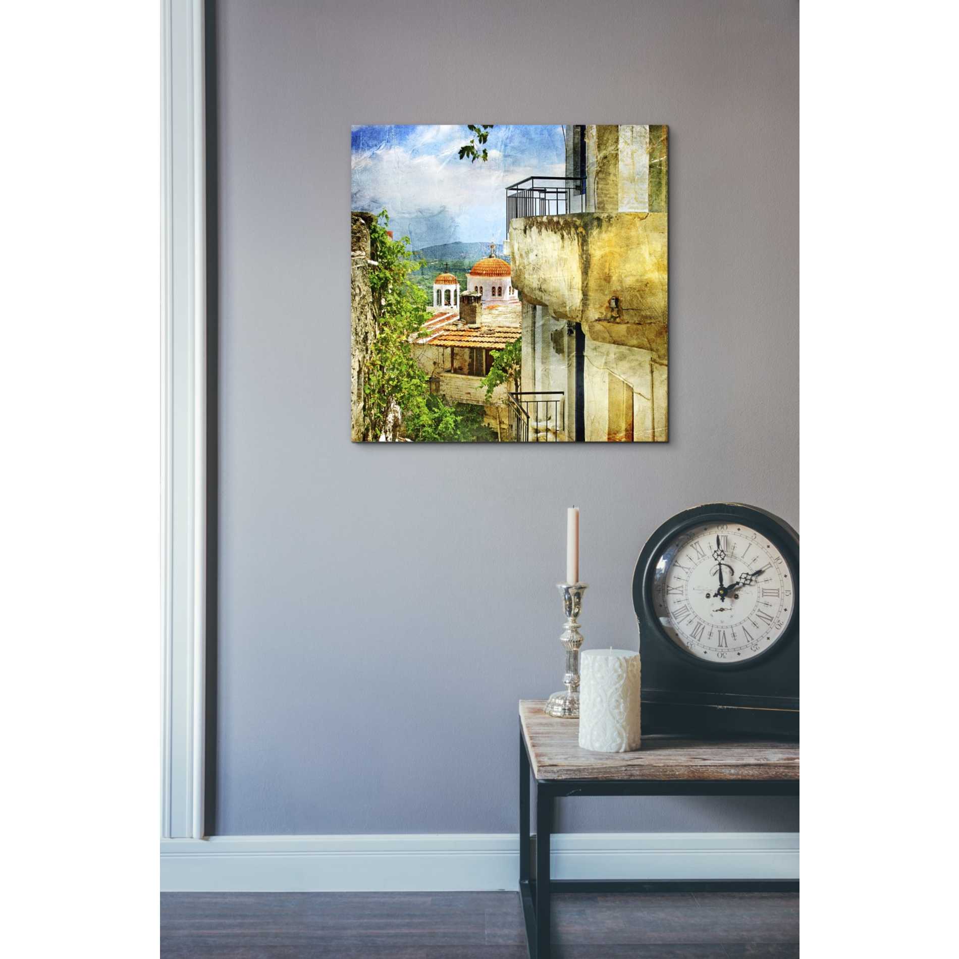 'Santorini II' Canvas Wall Art,18 x 18