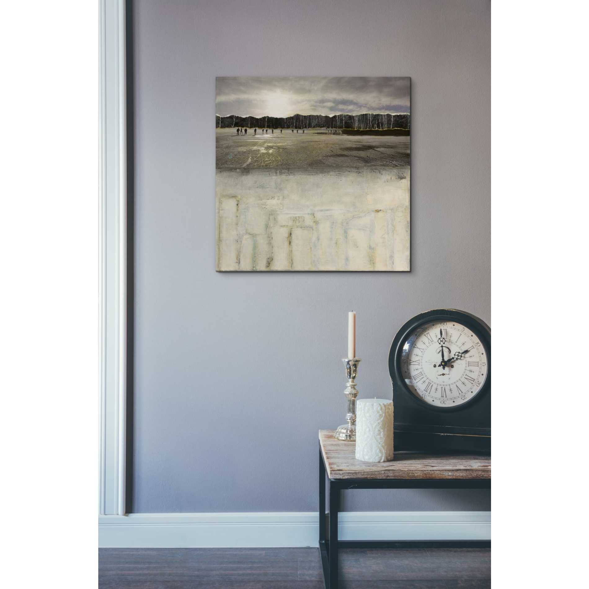 'WORLDS APART' by DB Waterman, Canvas Wall Art,18 x 18