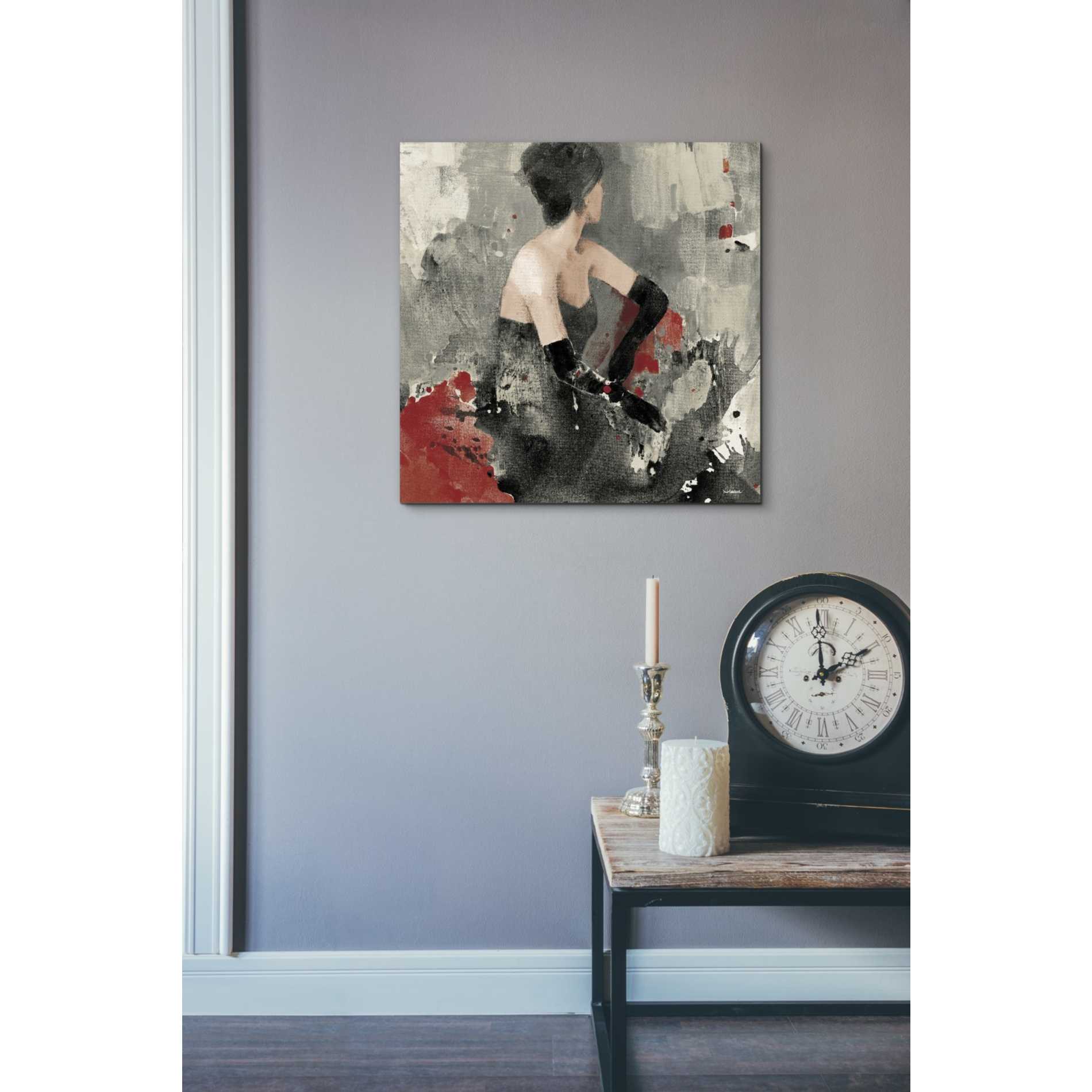 'Beautiful Gaze I Neutral' by Albena Hristova, Canvas Wall Art,18 x 18