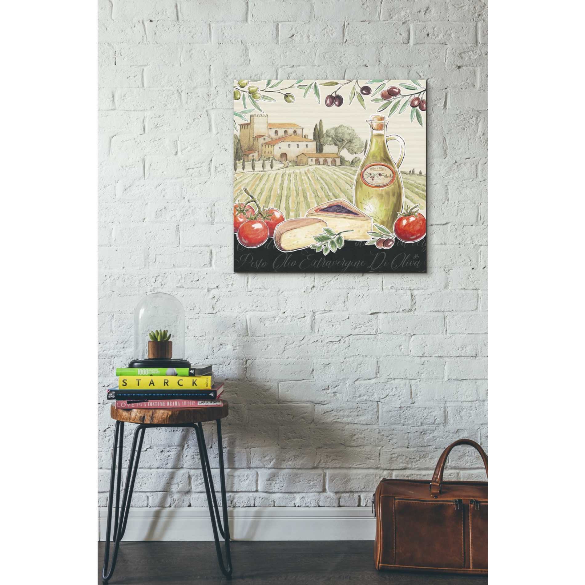 'Tuscan Flavor III' by Daphne Brissonet, Canvas Wall Art,18 x 18