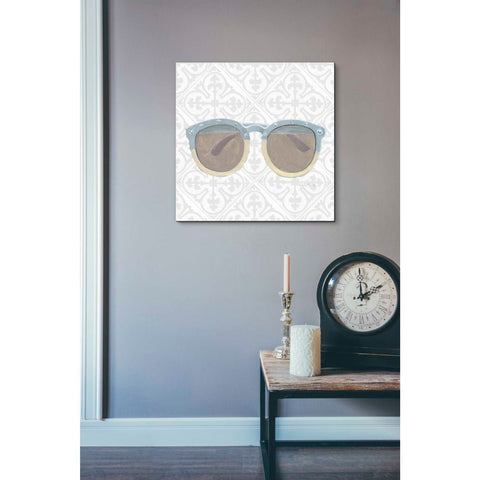 Image of 'Must Have Fashion I Gray White' by Emily Adams, Canvas Wall Art,18 x 18