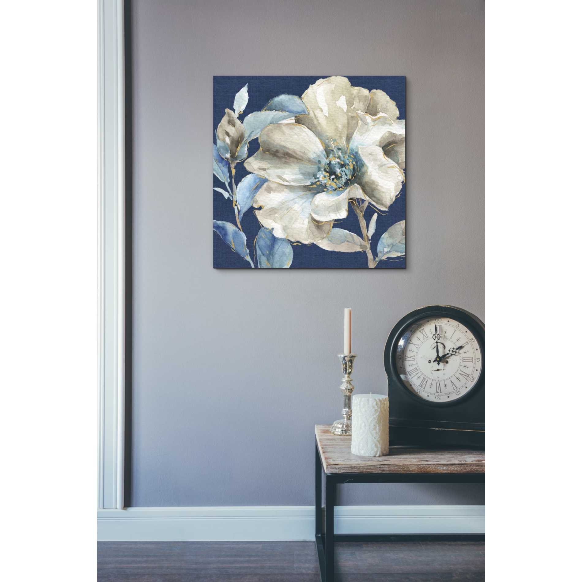 'Indigold IV Navy' by Lisa Audit, Canvas Wall Art,,18 x 18