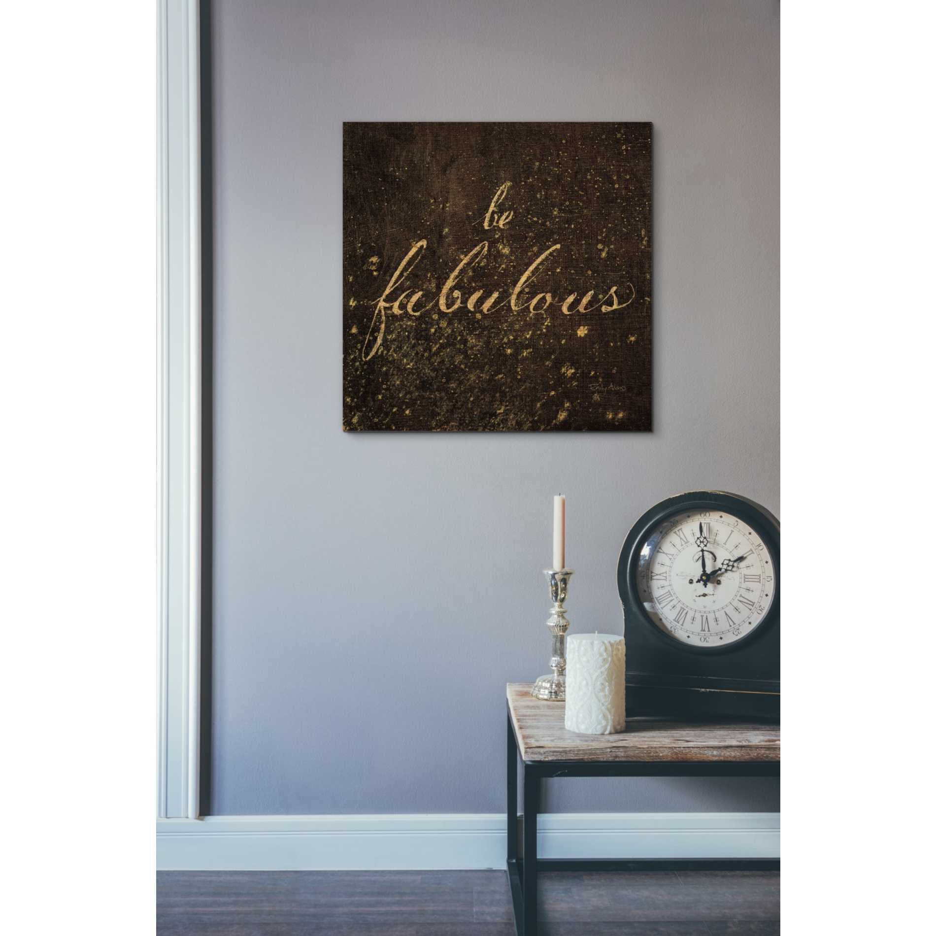 'Shoe Fetish Quotes I' by Emily Adams, Canvas Wall Art,18 x 18