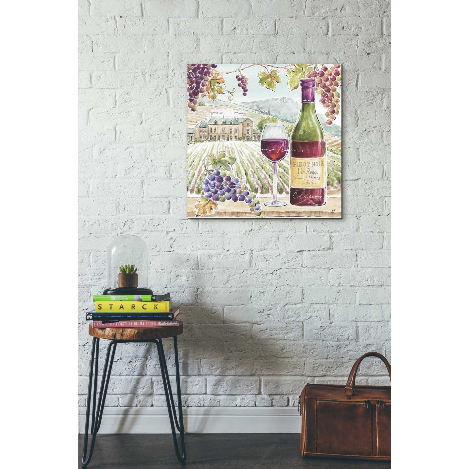 'Wine Country IV' by Daphne Brissonet, Canvas Wall Art,18 x 18