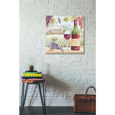 Image of 'Wine Country IV' by Daphne Brissonet, Canvas Wall Art,18 x 18