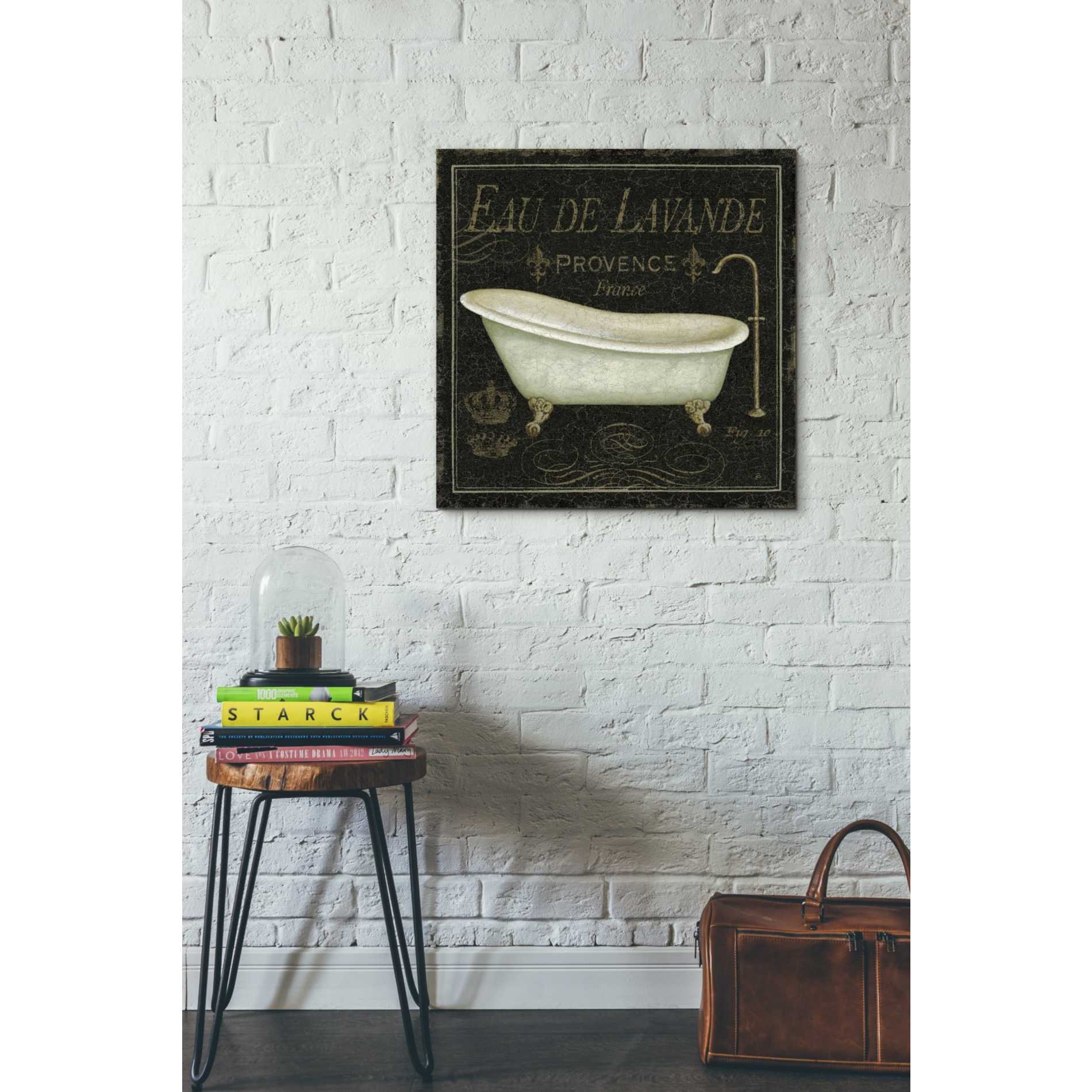 'Bain de Luxe I' by Daphne Brissonet, Canvas Wall Art,18 x 18