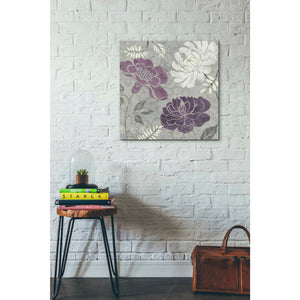 'Morning Tones Purple I' by Daphne Brissonet, Canvas Wall Art,18 x 18
