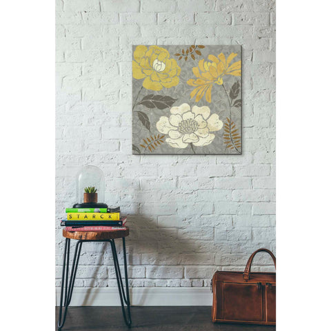 Image of 'Morning Tones Gold II' by Daphne Brissonet, Canvas Wall Art,18 x 18