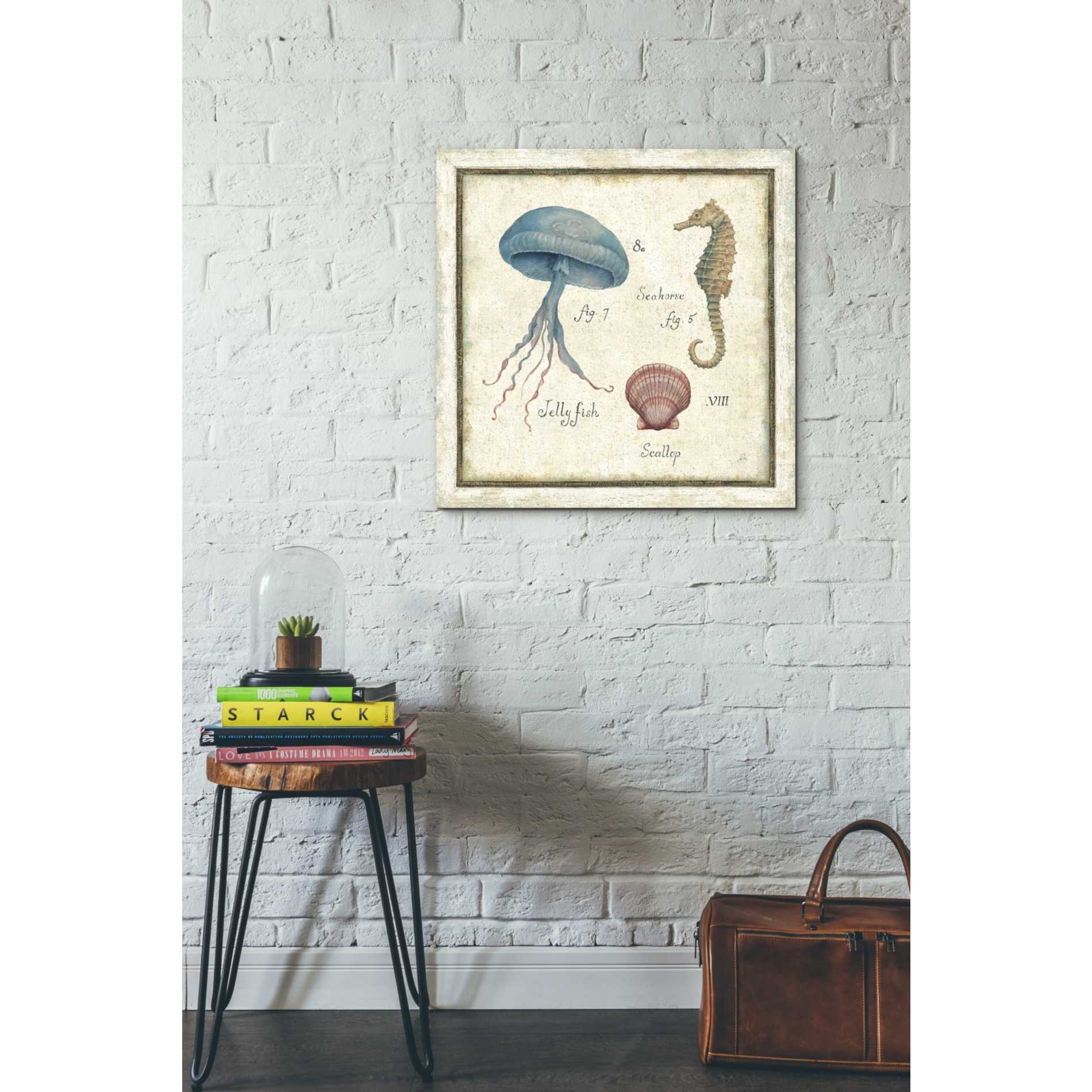 'Oceanography III' by Daphne Brissonet, Canvas Wall Art,18 x 18